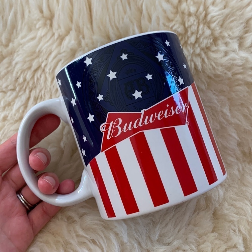 Budweiser Anheuser-Busch Beer American Ceramic Cup Mug